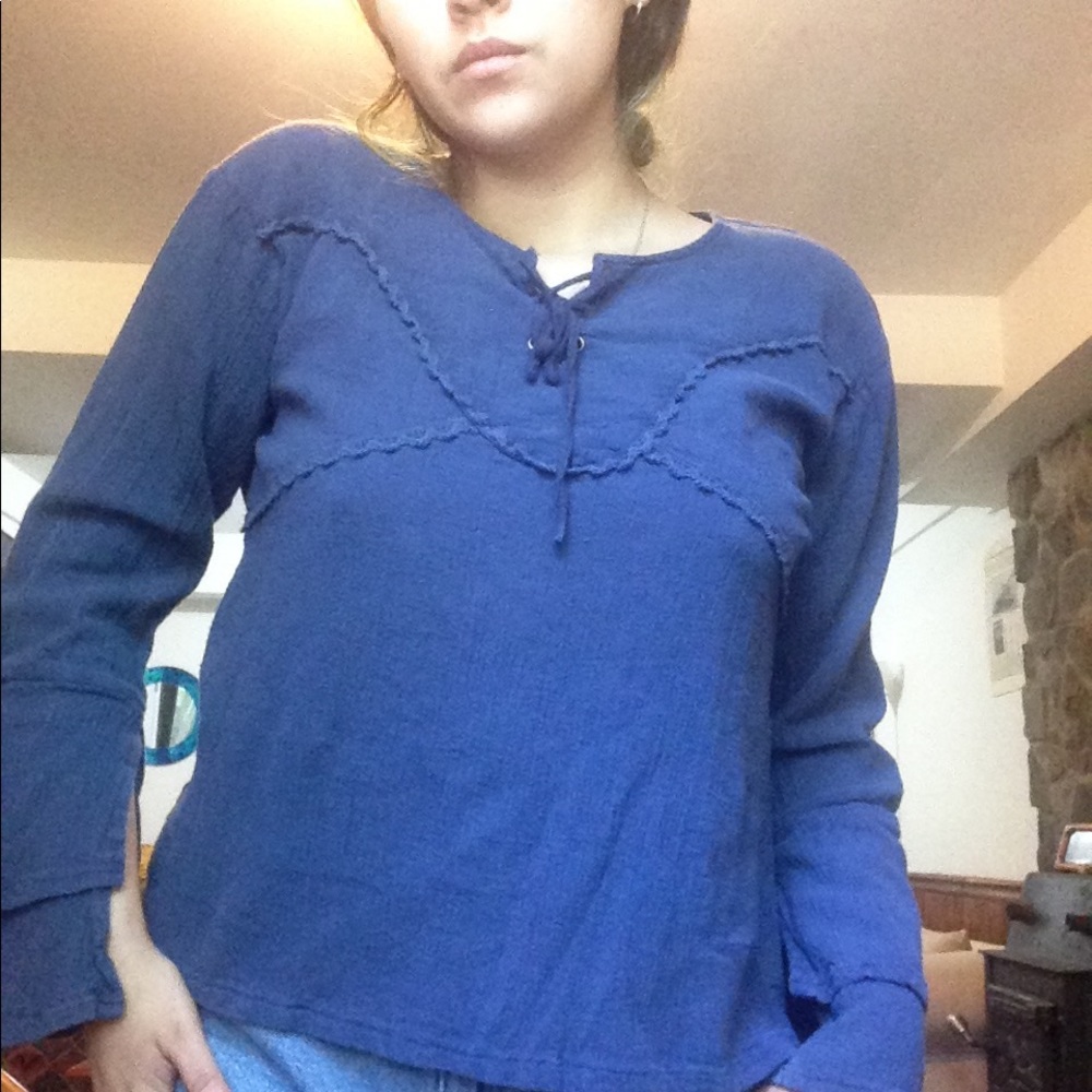 Navy top FREE SIZE - Picture 6 of 7